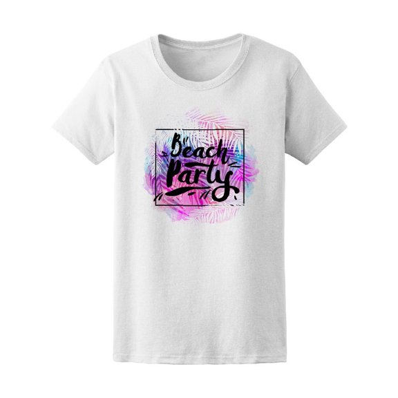 Beach Party Trendy Tropical Tee Women's -Image by Shutterstock
