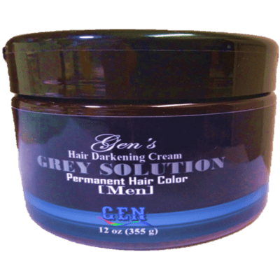 GENs Hair Darkening Cream for Men: Natural Black Hair Color, Darkens Grey Hair Quickly