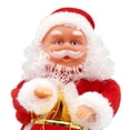 thumbnail image 4 of de piezaza Tocando Instrumento Eléctrico Musical Juguete Navidad Estatuilla Decoraciones Adornos CUTICAT Baile musical de Santa Claus, 4 of 8