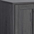 thumbnail image 6 of 47 Inch Serving Cabinet Buffet Sideboard Console, 4 Doors, 6 Shelves, Gray- Saltoro Sherpi, 6 of 6