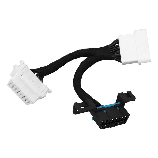 OBD2 Splitter Extension Cable, High Performance Male To Dual Female Diagnostic Extender Cord Fast Transmission Flexible 0.15m For Auto OBDII Scanner