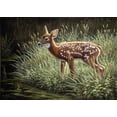 thumbnail image 2 of Goebel, Wilhelm 32x24 Black Ornate Wood Framed with Double Matting Museum Art Print Titled - In The Tall Grass, 2 of 4
