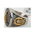 thumbnail image 3 of Masonic Rings Blue Lodge Duo-Tone Gold Silver Band. Free & Accepted Masons, 3 of 5