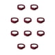 thumbnail image 3 of Guardurnaity Diademas para mujer, diademas deportivas, turbante, bandanas, bandas para el cabello, diadema de viaje, accesorios envolventes de moda Vino rojo 10Conjunto, 3 of 6