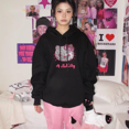 thumbnail image 4 of Sanrio Hello Kitty Sparkling Rhinestone Pattern Hooded Sweater Women Trend Cute Hoodies Loose Oversize Tops Autumn Y2k Clothes HOEMLIN HOEMLIN, 4 of 6