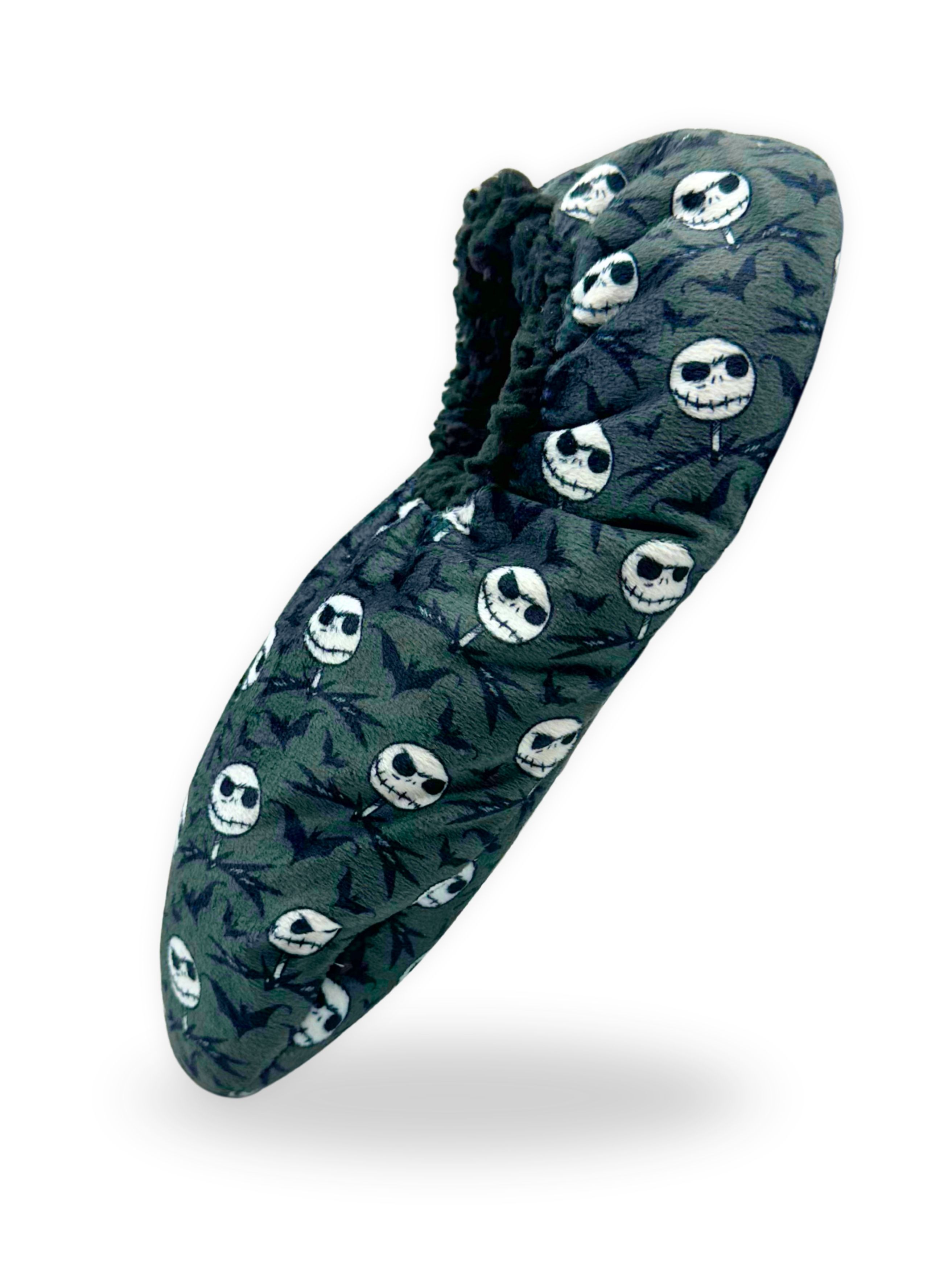 Disney Nightmare Before Christmas Men's Fuzzy Babba Slipper Socks, 1-Pack, Sizes M/L & L/XL