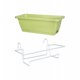 thumbnail image 1 of Jardinera colgante para balcón con soporte para ventana, jardinera versátil, fácil de instalar para barandilla de terraza al aire libre, 43 x 19 x 15 Estante, 1 of 8