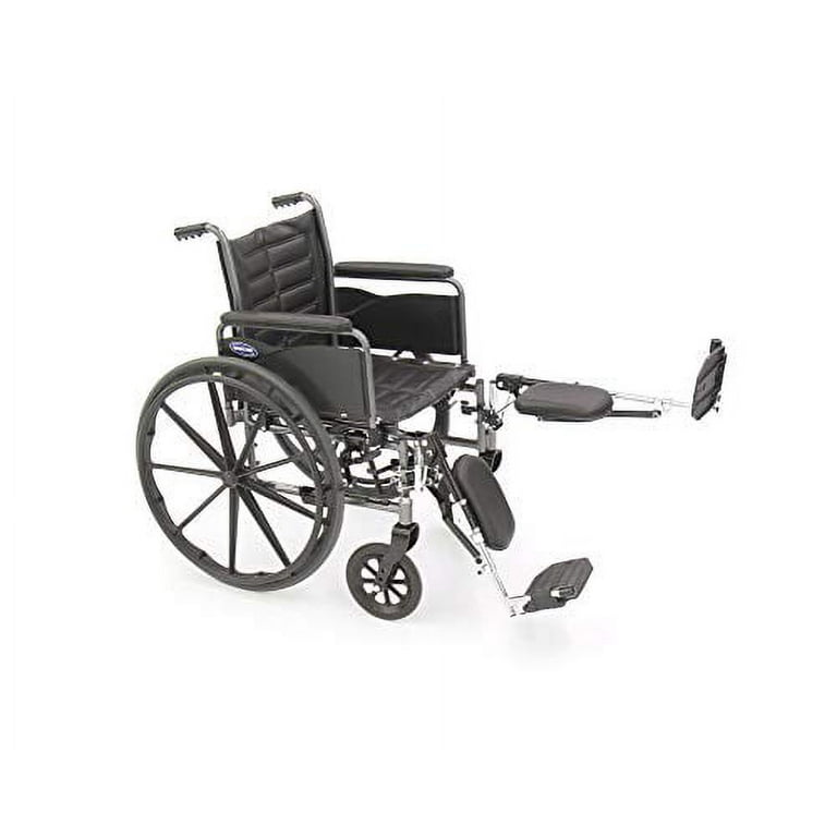 Invacare Wheelchair Elevating Legrests Aluminum Footplates Padded Calf Pads 1 Pair T94HAP