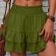 thumbnail image 1 of WILLBEST Pantalones Casuales de Mujer, Moda, Color Sólido, Pierna Ancha, Pantalones Cortos, Culottes Casuales para Uso Diario Extra Grande, 1 of 5