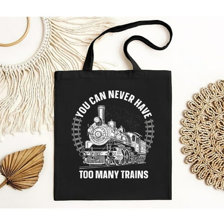 vintage Train Art Railroad Model Train Gift Men s Cotton Tote Bag S--TH19269