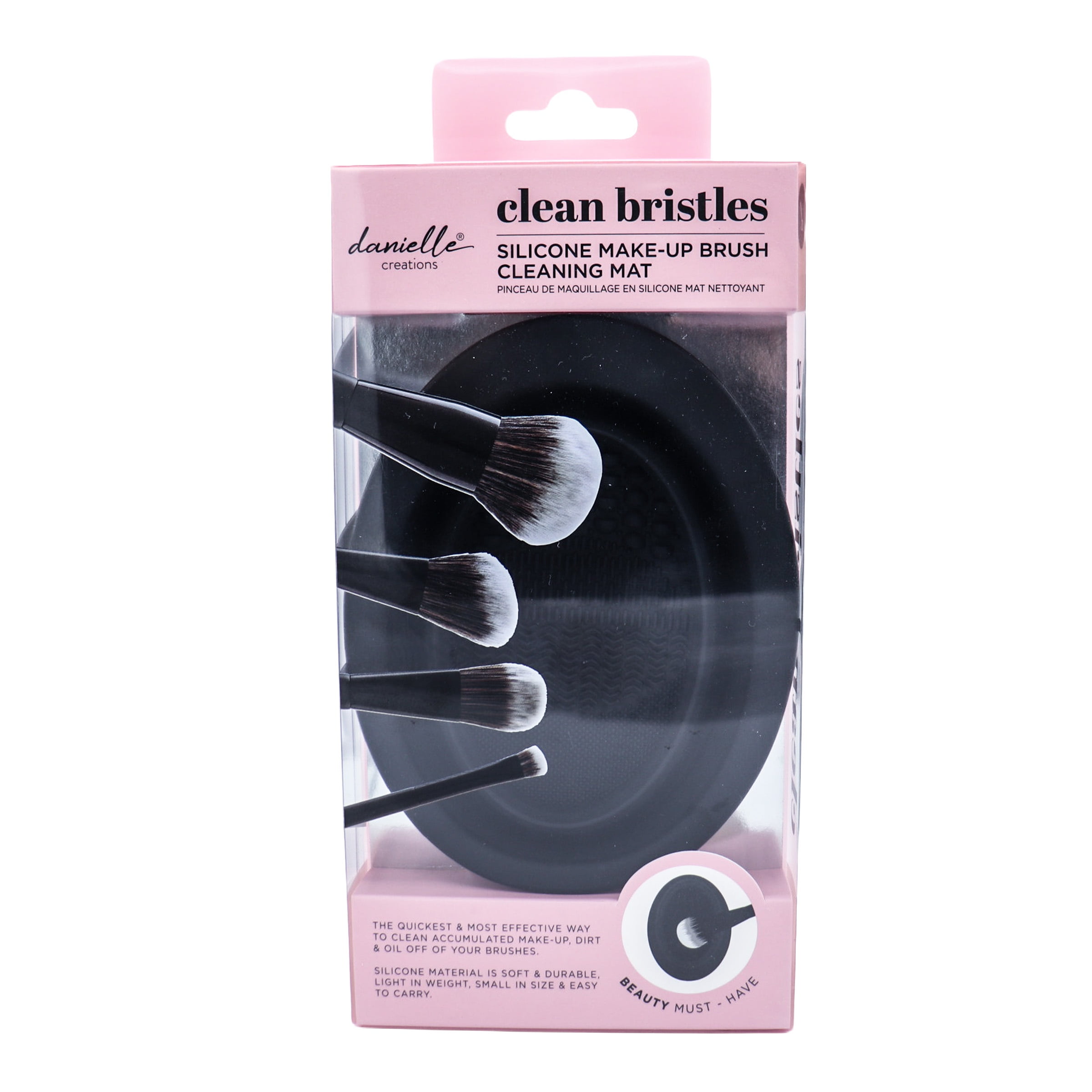 Danielle Creations Silicone Make Up Brush Cleansing Mat - Black