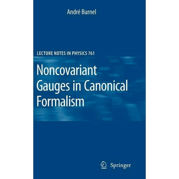 Lecture Notes in Physics Noncovariant Gauges in Canonical Formalism, Book 761, (Hardcover)
