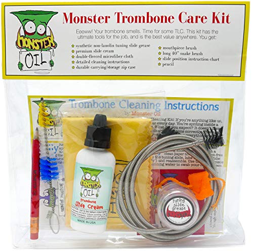 SEAL限定商品】 Monster Trombone Care and Cleaning Kit | Slide Cream, Slide  Grease, Mouthpi 【SEAL限定商品】