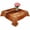 Burnt Orange, variant on Texas Star Rustic Table Cloth Waterproof Tablecloths, Western Teal Brown Ombre Wooden Vintage Tablecloth Dining Table Cover for Kitchen Party Tabletop Outdoor, Rectangle Tablecloth 60x84 Inch