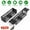 Black, variant on Imountek 2Pcs Humane Mouse Trap, 2-Door Galvanized Iron Rat Trap Cage Reusable for Home Garden Farm Warehouse, 15.35x4.72x3.94in