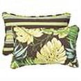 thumbnail image 2 of Pillow Perfect Inc. 353418 Tropique|Lyndhurst Green Rectangle Throw Pillow (Set of 2), 2 of 3