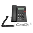 thumbnail image 2 of Desktop Telephone DTMF Compatible with Hands Speaker and Call Memory for Office Home Hotel with Protection Design, 2 of 7