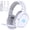 White, variant on Captain 700 Pro Wireless Gaming Headset for PS5, PS4,PC,Switch,2.4GHz & Bluetooth 5.3 gaming Headphones with Noise-Canceling Flip Mic,3.5mm Wired Mode for Xbox Series, LED Light,White