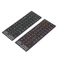 thumbnail image 7 of Crtynell Keyboard Stickers,Russian Keyboard Sticker,2Pcs Russian Keyboard Stickers Unique Coating Waterproof Dustproof Russian Alphabet Keyboard Stickers For PC Laptop, 7 of 7