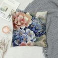 thumbnail image 2 of JRXY Vintage Shabby Chic French Floral Butterfly Hydrangea Throw Pillow Covers Soft Pillowcase for Bedroom Aesthetic Cushion Cover Living Room for Sofa Couch Bed Car Dormitory Home Decor  White, 2 of 5