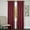 Burgundy, variant on Achim Taylor - Lined Grommet Window Curtain Panel