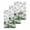 White, variant on Summer Tropical Leaves Kitchen Dish Towels for Drying Dishes Set of 2, Green Botanical Palm Trees Waffle Weave Microfiber Hand Tea Bathroom Towels Quick Dry & Absorbent Towel 12x12