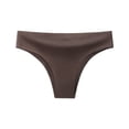 thumbnail image 3 of Bigersell Crotchless Panties Lingerie Clearance Underwear Women G-Strings Panty Style P-1201 Nylon Period Panties Plus Size Thongs Briefs Mid Waist Women's Bikini Panties Brown XXL, 3 of 3