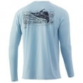 thumbnail image 2 of HUK KC Light on Sail Sleeve Ice Blue, 2XLarge Long Sleeve Shirt, 2 of 3