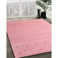 thumbnail image 2 of Ahgly Company Indoor Rectangle Contemporary Pastel Pink Abstract Area Rugs, 7' x 10', 2 of 6