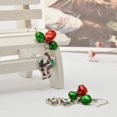 thumbnail image 4 of Papá Noel Pendiente Gota Mujeres Gancho Pendientes Campana Joyería de Navidad, 4 of 9