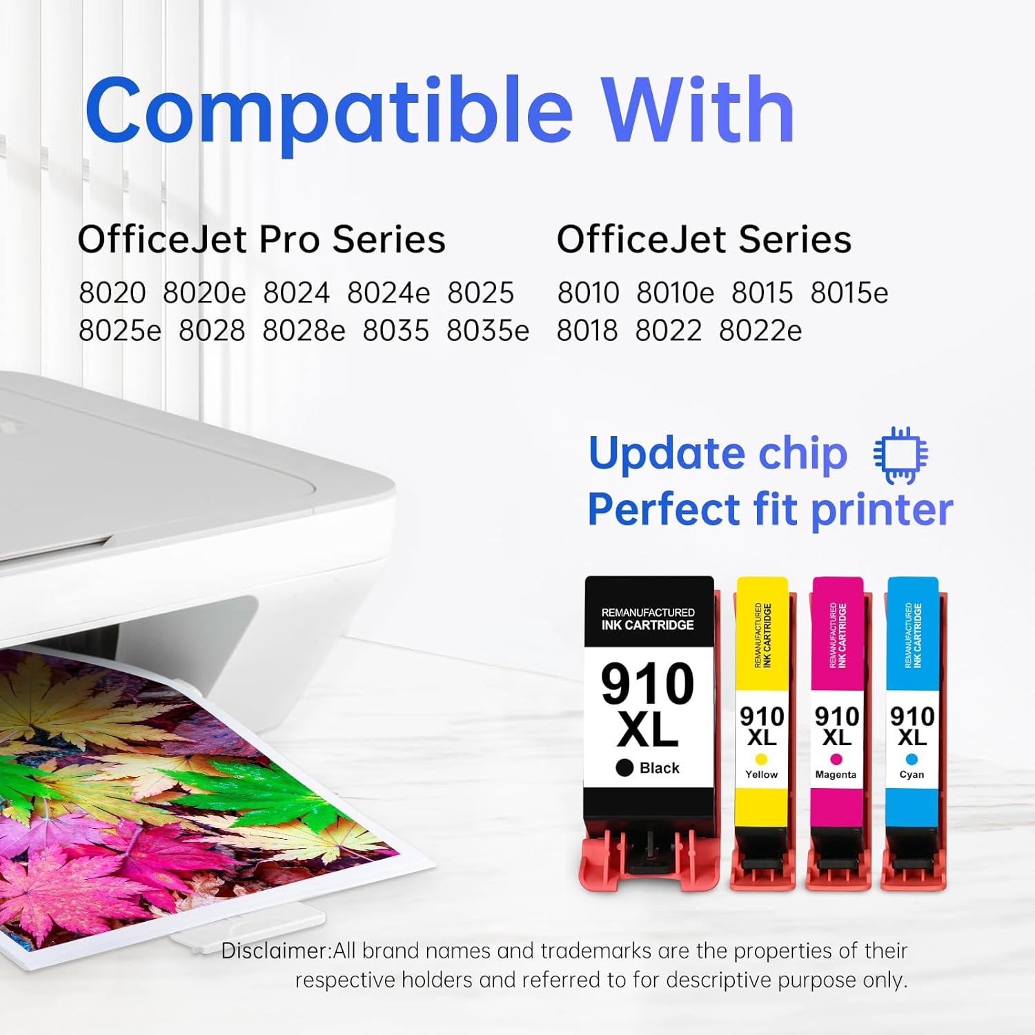 Kingjet HP 910XL Ink Cartridge 4-Pack Combo photo 3