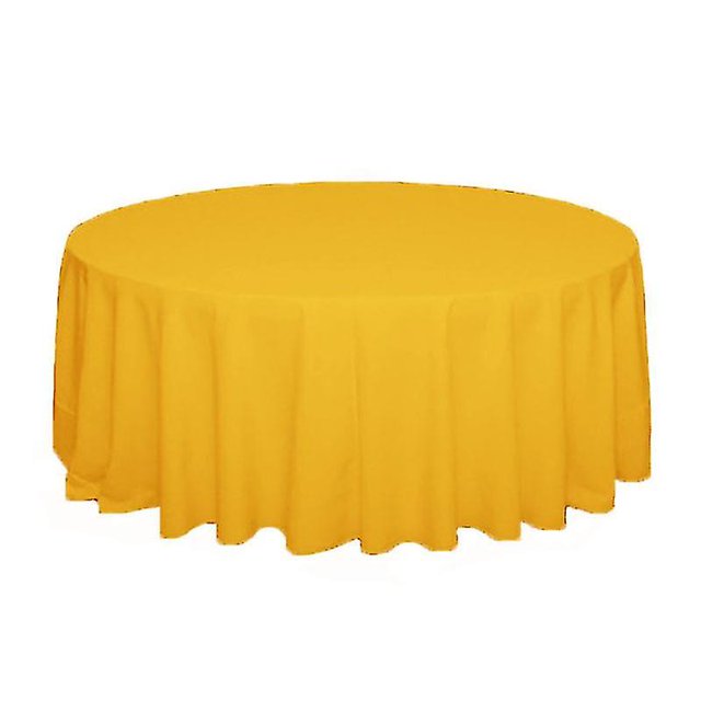 18 Color Polyester Round Tablecloth Whiteblackredbluegold Solid Table Cloth For Wedding Birthday Party Table Cover Home Dcor 1pcs