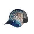 thumbnail image 7 of Picia White Jellyfish Dansing in the Ocean Pattern Trucker Hat,Baseball Cap,Sun Protection Cap,Stylish Headwear,Leisure Cap,Outdoor Sports Cap, 7 of 7