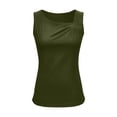 thumbnail image 4 of Posijego Women's Tank Tops Wide Strap Camisoles Tops Sleeveless Shirts for Women Athletic Workout Running Yoga Tank Tees, 4 of 6