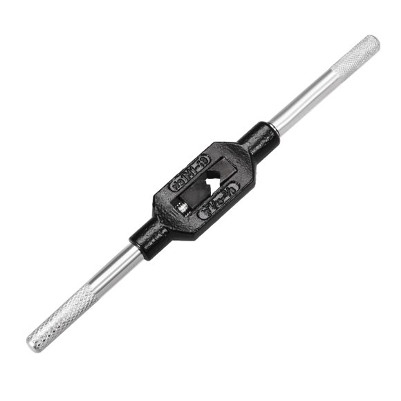 Unique Bargains Adjustable Tap Wrench Handle, for Metric M1-M10 1/16'-3/8' (UNC/UNF) Tap, Tap Reamer Tapping Wrench Tool