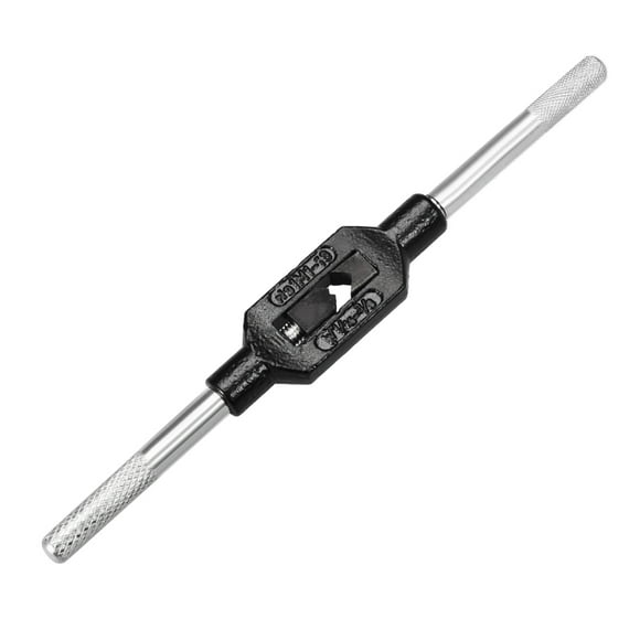Unique Bargains Adjustable Tap Wrench Handle, for Metric M1-M10 1/16'-3/8' (UNC/UNF) Tap, Tap Reamer Tapping Wrench Tool