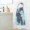thumbnail image 6 of GZHJMY 2 Piece Cartoon Dinosaur Pattern Hand Towels for Bath Decorative, Pure Cotton Guest Towels Fingertip Towels for Bathroom Spa Gym,16 x 28 inch, 6 of 7