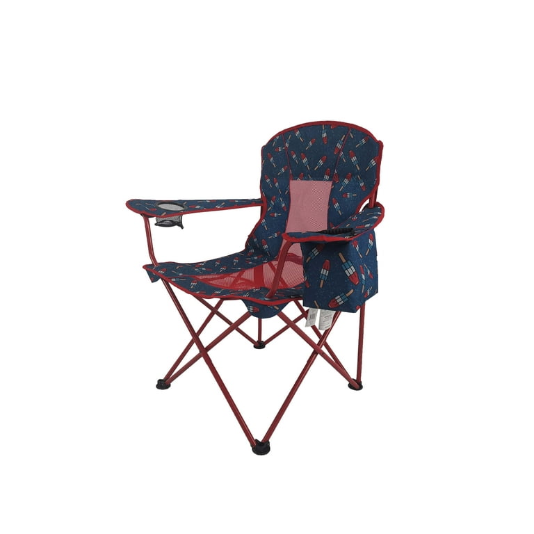 Ozark Trail Oversized Mesh Folding Cooler Chair Bombpop Walmart