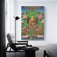 thumbnail image 3 of Pósteres de Buda Thangka tibetano Shakyamuni, obras de arte, póster en lienzo, impresiones artísticas de pared estéticas para habitación, decoración moderna para el hogar, regalos, 20 x 30 pulgadas, 3 of 6