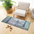 thumbnail image 4 of Dragonfly Luxury Kitchen Rug Non Slip Bathroom Plush Mat Shaggy Bedroom Carpet 39"x20", 4 of 6