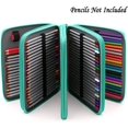 thumbnail image 5 of 184 Estuche cuadrado de piel sintética, estuche cuadrado de colores o acuarela para dibujantes profesionales o aficionados, sin lápiz (turquesa), 5 of 5