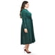 thumbnail image 2 of Vestido midi de terciopelo Roman Fashion Verde oscuro 36 Tallas Extras, 2 of 7