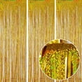 thumbnail image 4 of Paquete de 3 cortinas con borlas para decoración de fiestas, bodas, graduaciones, cumpleaños, eventos de Navidad, suministros para fiestas, 1*2M Levamdar CPB-SSW247-4, 4 of 5