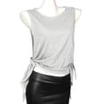 thumbnail image 3 of BiZtdJrK Débardeurs Tendance pour Femmes, Sans Manches, Col Rond, Légers, Amples, Gris, Taille Unique, 3 of 9