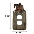 thumbnail image 2 of Set Of 2 Novelty Western Country Equine Horses Double Receptacle Outlet Plates, 2 of 10