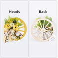thumbnail image 4 of Sunflower Wreath Rattan Ring Wall Hanging Artificial Flower Garland Rustic Farmhouse Decor Door Porch Living Room Seasonal Party Wedding Home Entry Accent Decoration For Indoor Outdoor Styling, 4 of 9