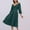 Green, variant on Oplxuo Off The Shoulder Wedding Guests Dresses for Women Elegant V Neck Long Sleeve Swing Semi Formal Party Cocktail Dress