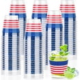 thumbnail image 1 of HLONK 120 Pcs 1.5oz Verres à Shooter Jetables pour le 4 Juillet Verres à Shooter en Plastique Rouges, Blancs et Bleus en Vrac Memorial Day & Veterans Day Fêtes(120), 1 of 6