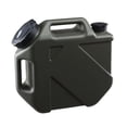 thumbnail image 1 of Contenedor de agua portátil para acampar, recipiente de 10L/2,64 galones, tanque de agua, jarra de agua para depósito, senderismo, supervivencia, moch Verde oscuro, 1 of 8