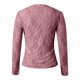 thumbnail image 5 of Blusa transparente de manga larga y cuello alto de malla para mujer - Top de encaje floral transparente - 95 % poliéster, 5 % spandex, S-XXL, 5 of 6